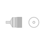 Weller TNR Hot Air Nozzle for use with WTHA1 Hot Air Stations