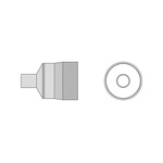 Weller TNR Hot Air Nozzle for use with WTHA1 Hot Air Stations