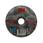 3M T41 Silver Aluminium Oxide Grinding Wheel, 115mm Diameter, P80 Grit, Medium