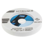 Norton VITRIUM 3 Straight Wheel Aluminium Oxide Grinding Wheel, 180mm Diameter, P46 Grit