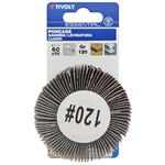 Tivoly XT11712 Corundum Flap Wheel, 60mm Diameter, 120 Grit
