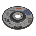 Bosch A30 T Expert for Metal Aluminium Oxide Grinding Wheel, 125mm Diameter, P30 Grit