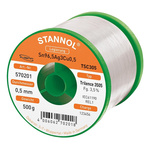 Stannol Wire, 0.5mm Lead Free Solder, 217°C Melting Point