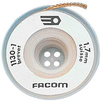 Facom 1600mm Desoldering Braid, Width 1.6mm