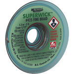 Super Wick SUPERWICK 425 1.5m Desoldering Braid, Width 2mm