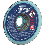 Super Wick SUPERWICK 426-LF 1.5m Lead Free No Clean Desoldering Braid, Width 2.5mm