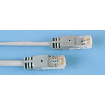 Decelect Forgos Grey PVC Cat5e Cable U/UTP, 2m Male RJ45/Male RJ45