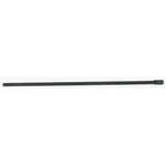 RS PRO Black Cable Tie Stainless Steel Roller Ball, 520mm x 12 mm
