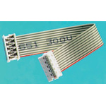 Molex PVC 100mm, Female IDT to Female IDT, 12 Ways, Ribbon Cable Assembly