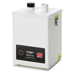 RS PRO V250, 230V ac Solder Fume Extractor, HEPA H13, 135W, Type C - EuroPlug to Type G - British 3-pin