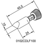 Ersa 10 mm Chisel Soldering Iron Tip for use with i-Tool