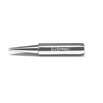 RS PRO 1.6 mm Straight Chisel Soldering Iron Tip for use with RS PRO Soldering Irons & Stations