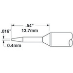 Metcal STTC 0.4 mm Conical Soldering Iron Tip for use with MX-H1-AV, MX-RM3E