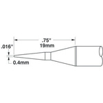 Metcal SSC 0.4 mm Conical Soldering Iron Tip for use with MFR-H6-SSC, SP-HC1