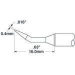 Metcal STTC 0.4 mm Conical Soldering Iron Tip for use with MX-H1-AV, MX-RM3E