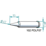 Ersa 0.7 mm Conical Soldering Iron Tip for use with i-Tool