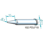 Ersa 1 mm Conical Soldering Iron Tip for use with i-Tool