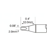 Metcal SxP 2 mm Chisel Soldering Iron Tip for use with MFR-H1-SC2