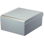 ROLEC aluCASE Grey Die Cast Aluminium Instrument Case, 200 x 170 x 90mm