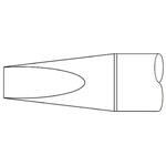 Metcal SxP 3.5 mm Chisel Soldering Iron Tip for use with MFR-H1-SC2