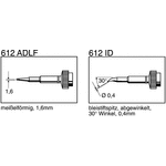 Ersa 0.6 x 1.6 mm Chisel Soldering Iron Tip for use with Tech Tool
