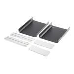 METCASE Unicase Black Aluminium Instrument Case, 130 x 180 x 50mm