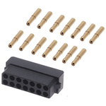 Datamate Connector Kit Containing 14 way DIL Female Shell, Crimps
