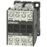 Omron Contactor, 110 VAC Coil, 3-Pole, 22 A, 11 kW, 1NO + 3NC