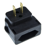 PowerConnections Europe to US Mains Connector Converter, Rated At 10A