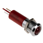 RS PRO Red Indicator, 230 V ac, 12mm Mounting Hole Size, Tab Termination, IP67