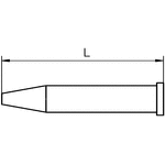 Weller CT5BB8 2.4 mm Bevel Soldering Iron Tip for use with W61