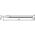 Ersa 4.8 mm Chisel Soldering Iron Tip for use with ERSA 80S