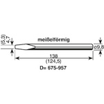 Ersa 3 mm Chisel Soldering Iron Tip for use with ERSA 150S