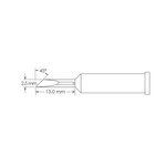 Metcal GT6-KN0025P 2.5 x 13 mm Knife Soldering Iron Tip for use with Soldering Iron