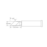 Metcal GT6-KN0050P 5.0 x 13 mm Knife Soldering Iron Tip for use with Soldering Iron