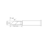 Metcal GT6-KN0050S 5.0 x 16 mm Knife Soldering Iron Tip for use with Soldering Iron