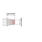 Thermaltronics 3 mm Straight Chisel Soldering Iron Tip