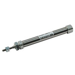 SMC Pneumatic Roundline Cylinder 6mm Bore, 30mm Stroke, Double Acting