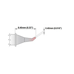 Thermaltronics 0.4 mm Bent Sharp Soldering Iron Tip
