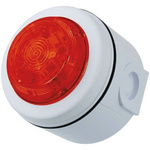 Fulleon Solista Maxi Red LED Beacon, 9 → 60 V dc, Flashing, Surface Mount