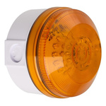 Moflash LED195 Amber LED Beacon, 40 → 380 V dc, 85 → 280 V ac, Flashing, Surface Mount, Wall Mount