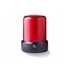 AUER Signal RDM series Red LED Beacon, 24 V, Blinking, Flashing, Rotating, Steady, Strobe, Base-Mounted