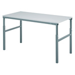 RS PRO Workbench, 300kg Max Load, Adjustable Height, 650 → 900mm x 1800mm x 900mm