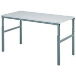 RS PRO -, TP718 ESD Workbench, 300kg Max Load, Adjustable Height, 650 → 900mm x 1800mm x 700mm