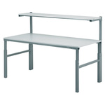 RS PRO TPH918 ESD Workbench, 300kg Max Load, Adjustable Height, 650 → 900 mm, 1080 → 1550 mm x 1800mm x