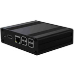RS PRO Aluminium Case for use with Raspberry Pi in Black