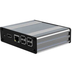 RS PRO Aluminium Case for use with Raspberry Pi in Silver