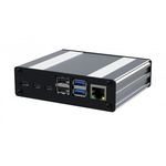 RS PRO Aluminium Case for use with Raspberry Pi 4 in Silver