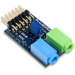 Development Kit Pmod I2S2 Stereo Audio Input and Output for use with Cirrus CS5343 Audio A/D Converter, Cirrus CS5343