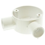 Schneider Electric Angle Box Cable Conduit Fitting, White 25mm nominal size